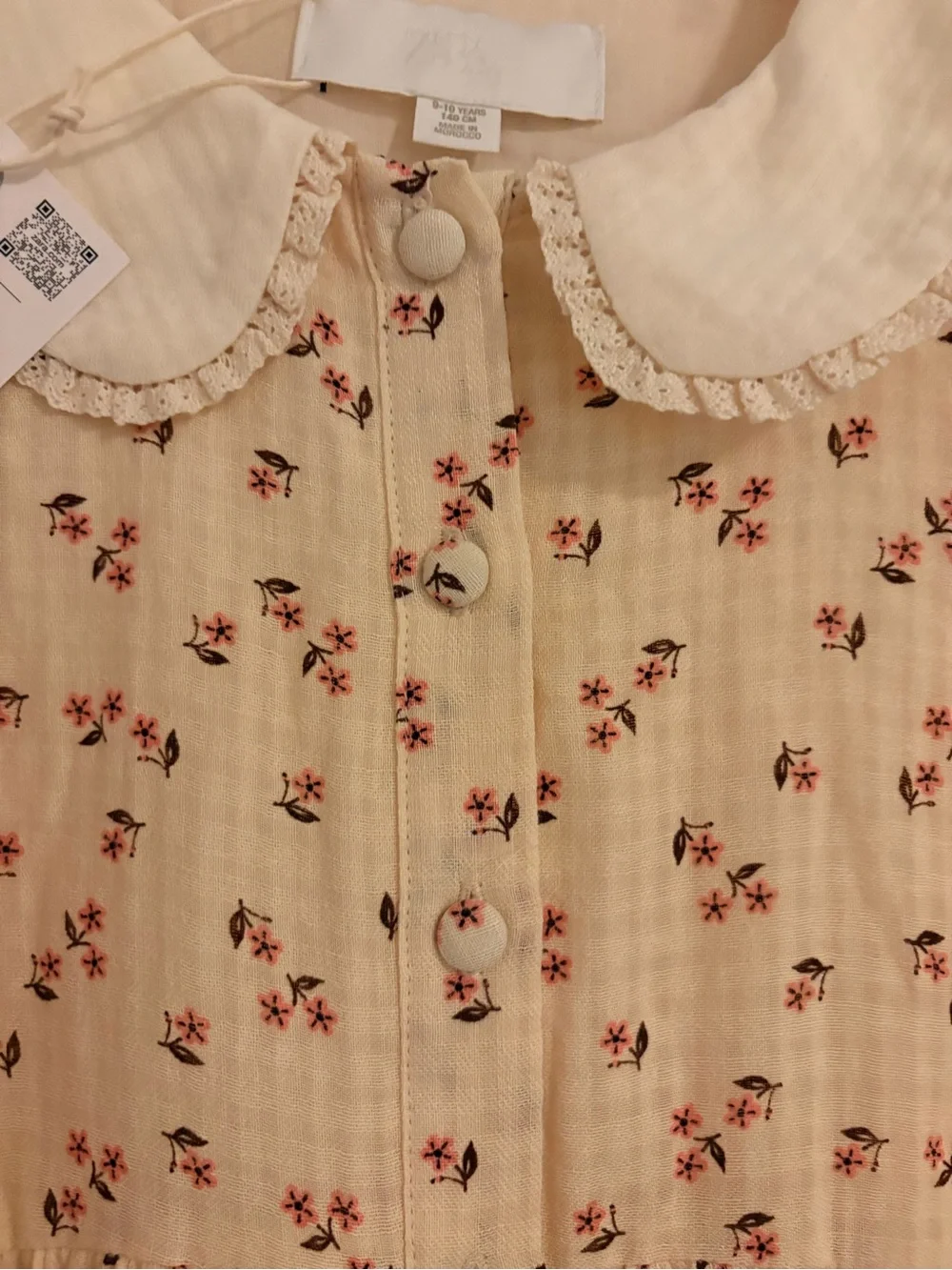 NWT Zara Girls Floral Casual Dress